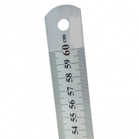 Regla metálica de 60 cm