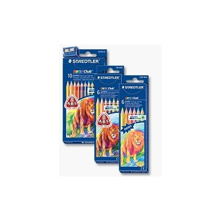 LAPICES COLOR JUMBO 6 COL...