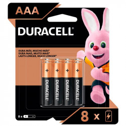 PACK 8 PILAS AAA DURACELL