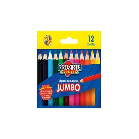 LAPICES COLOR JUMBO 12 COL...