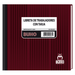 LIBRETA ASISTENCIA TARJA...