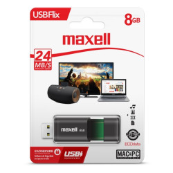 PENDRIVE 8GB MAXELL 24 MB/S...