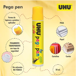 PEGAMENTO UHU 50ML...