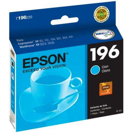 CARTRIDGE EPSON T196120 CYAN