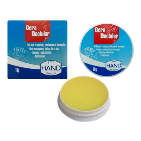 CERA DACTILAR HAND 20G BLANCA