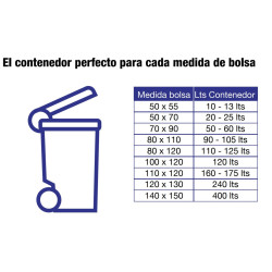 BOLSA BASURA 50 X 70...