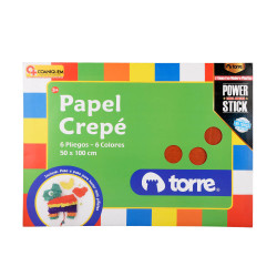 BOLSON PAPEL CREPE 6 COL...