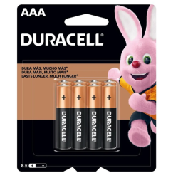 PACK 8 PILAS AAA DURACELL
