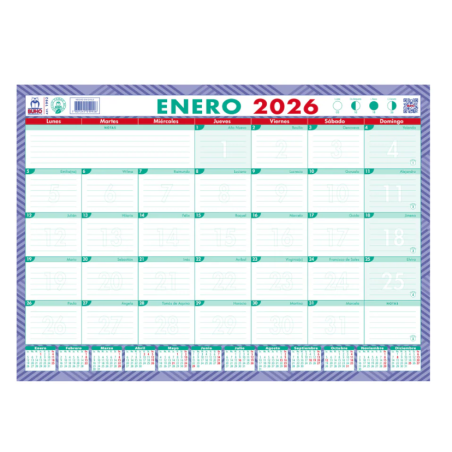 CALENDARIO ESCRITORIO 2026...