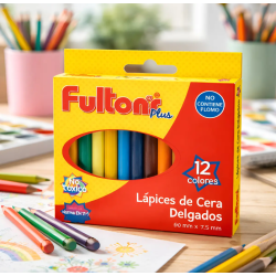 LAPICES DE CERA 12 COL...