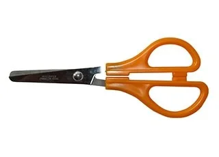 TIJERA ESCOLAR 5" MANGO NARANJA SELLOSCHOOL