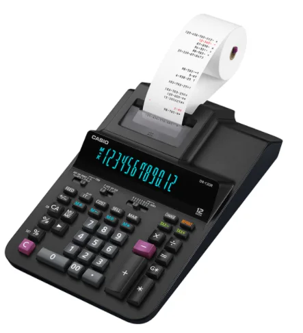 CALCULADORA SUMADORA DR-120R-BK 12 DIG CASIOi