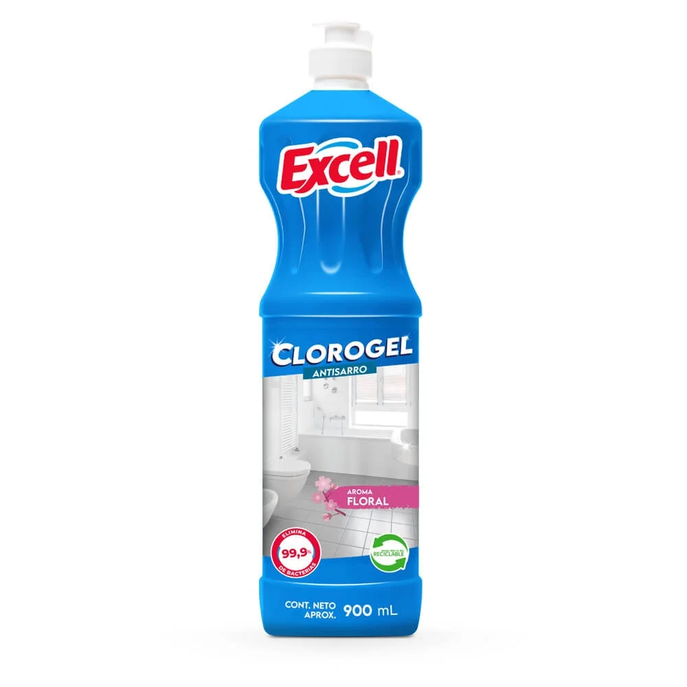 CLORO GEL 900ML EXCELL FLORAL