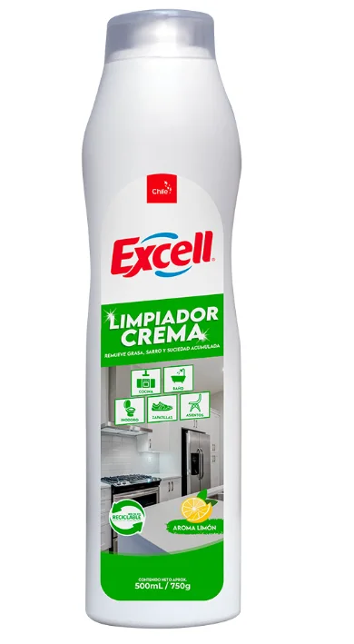 LIMPIADOR CREMA 750ML EXCELL LIMON