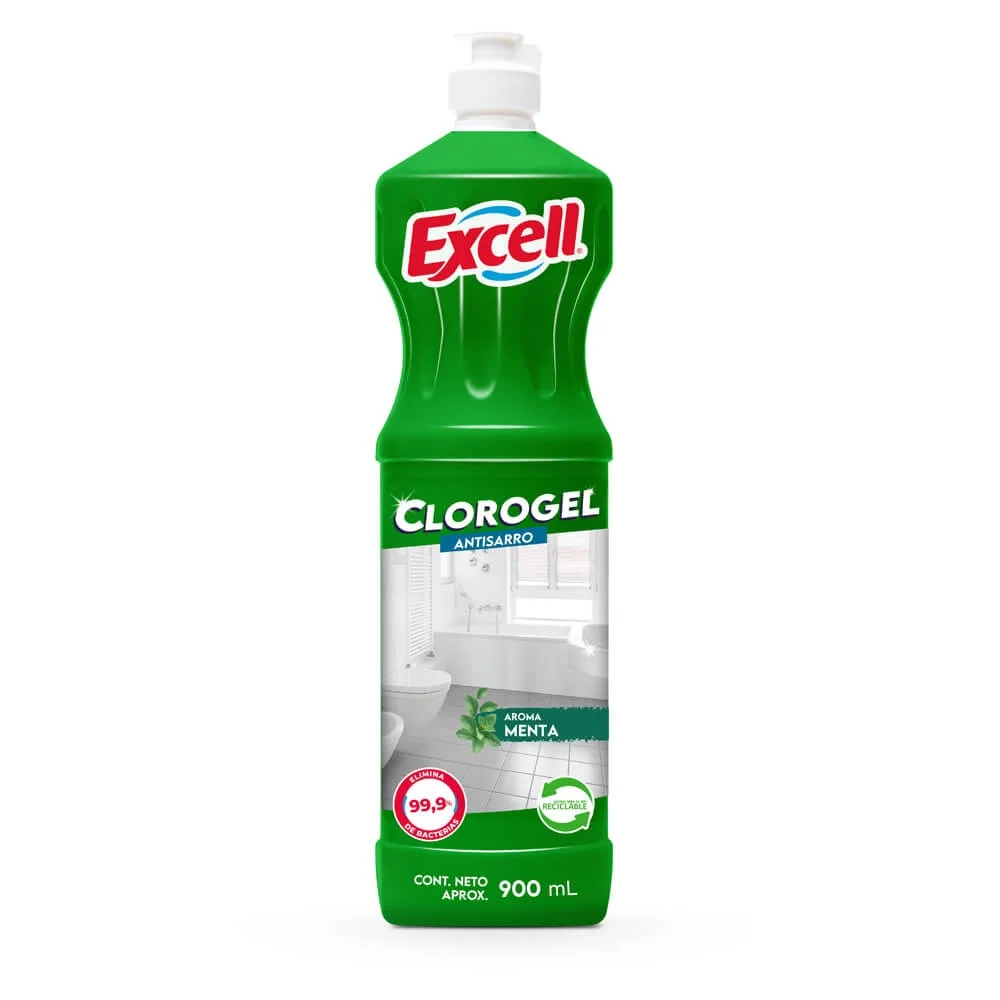 CLORO GEL 900C EXCELL MENTA ANTISARRO