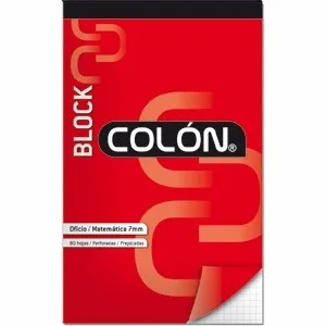 BLOCK OFICIO 7MM 80 HJS COLON C/PREP  11656i