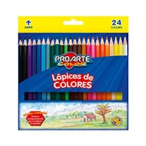 LAPICES COLOR 24 COL PROARTE 18895-6 LARGO i