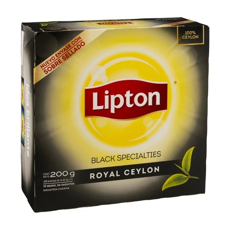 TE 100 BOLSITAS LIPTON ROYAL ETIQUETA NEGRA