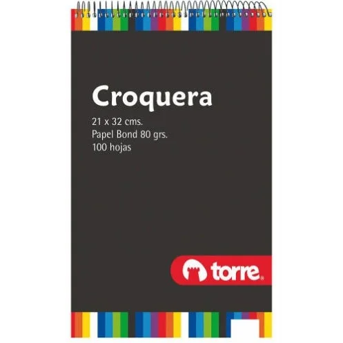 CROQUERA 21 X 27 CARTA TORRE. 100HJS 23120i