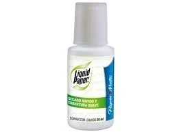 CORRECTOR BOTELLA 20ML LIQUID PAPERi