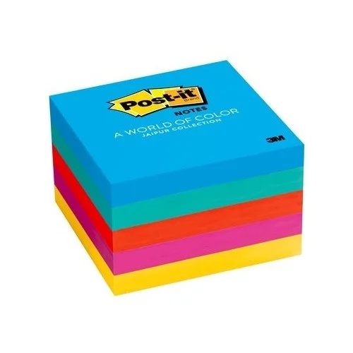 POST IT 76 X 76 654 NEON 3M 5COL JAIPUR 500i