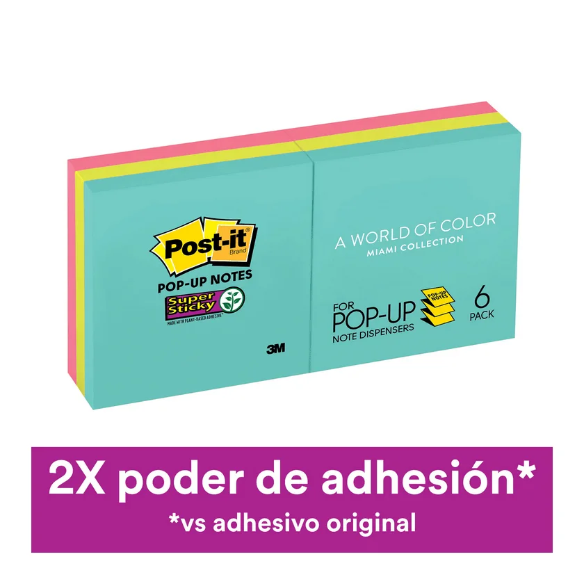POST IT Z COLOR 3M POP-UP R330 100 HJS 6UND 3COLORES