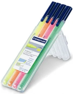 SET DESTACADOR LAPIZ 4UND STAEDTLER TRIPLUS 362 Si