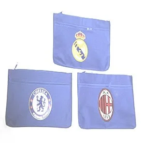 ESTUCHE ESCOLAR AZUL 2 CIERRES SM FUTBOLi