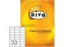 ETIQUETA 25 X 72 825 UND 25 HJS RC233 RIVO