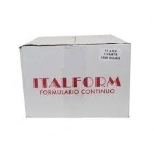 FORMULARIO CONTINUO ORIGINAL 11 X 9.5 ITALFORM 2000HOJAS