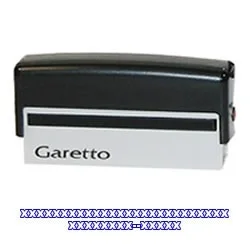TIMBRE AUTOMATICO 916 TRAXX 10 X 70MM "PERSONALIZADO"