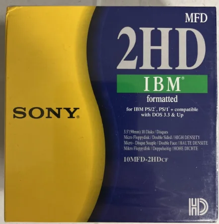 DISKETTE SONY MF 2HD 3.5 10 UNIDADES