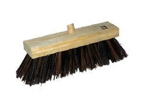 ESCOBILLON MUNICIPAL BASE MADERA 40CM