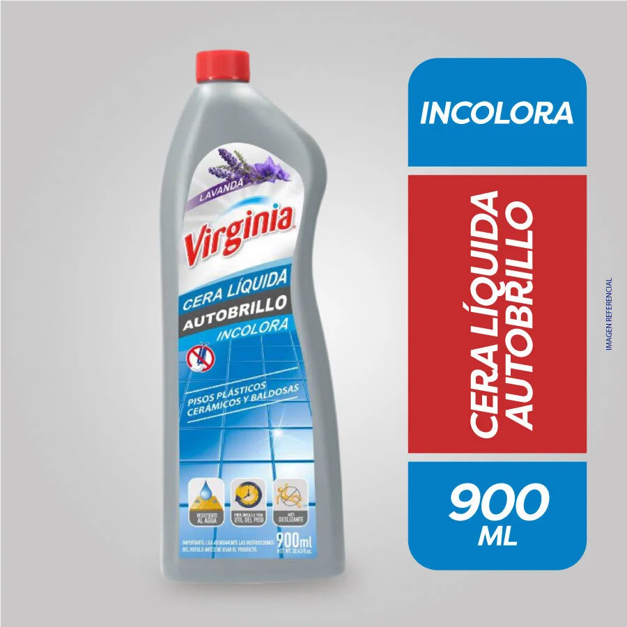 CERA LIQUIDA 900CC A/BRILLO INCOLORA VIRGINIA LAVi