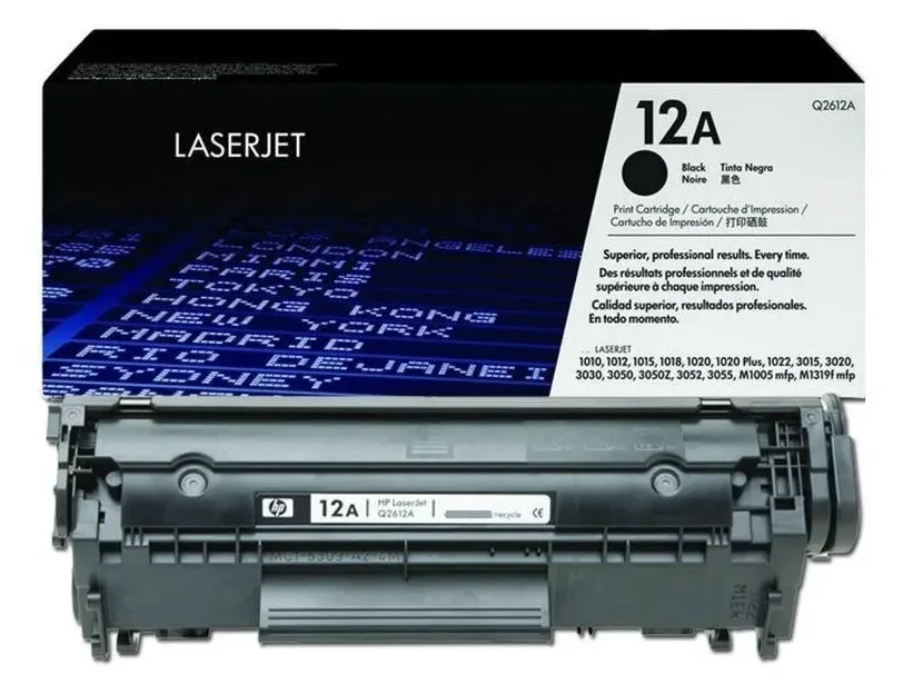 TONER HP Q2612A  NEGRO P/1018/20 2.000 PAG APP