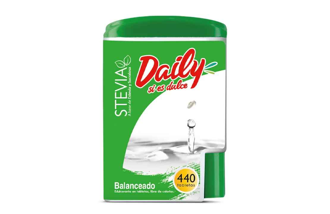 ENDULZANTE TABLETAS 440 STEVIA DAILYi