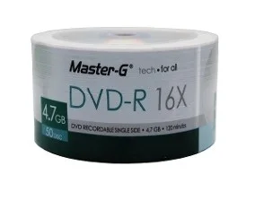 DVD-R 50 UND BULK MASTER-G 4.7GBi
