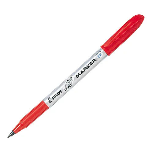 MARCADOR PILOT SCA-EFCD EXTRA FINO ROJO CD/DVDi