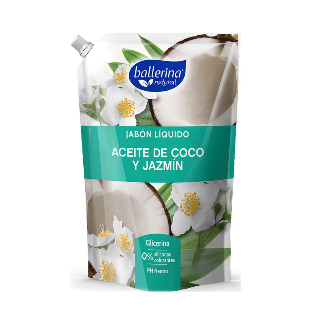 JABON LIQUIDO 900CC BALLERINA COCO Y JAZMIN