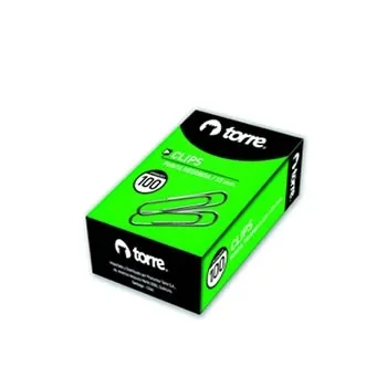 CLIPS 33MM TORRE. PUNTA REDONDA 100UN 11716 i