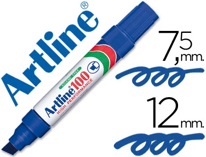 PLUMON PERMANENTE ARTLINE 100 JUMBO AZUL P.BISELAi