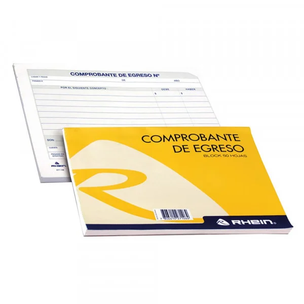 COMPROBANTE DE EGRESO 50 HJS RHEIN 327146i