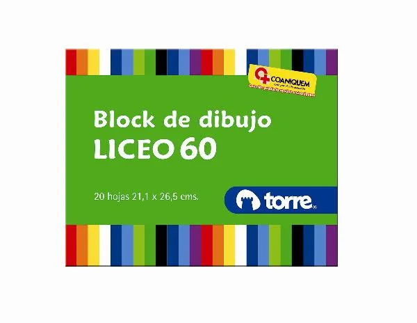BLOCK DIBUJO LICEO TORRE. 20HJS 17871i