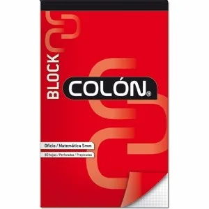 BLOCK OFICIO 5MM 80 HJS COLON 11655i