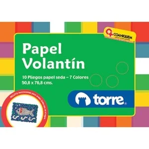 BOLSON PAPEL VOLANTIN 10 PLIEGOS TORRE. 23350i