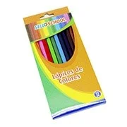 LAPICES COLOR 12 COL SELLOSCHOOL LARGOSi