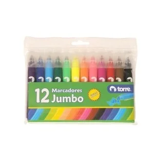 PLUMONES COLOR JUMBO 12 COL TORRE.27352i