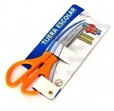 TIJERA ESCOLAR MANGO NARANJA PROARTE BLISTER14289i