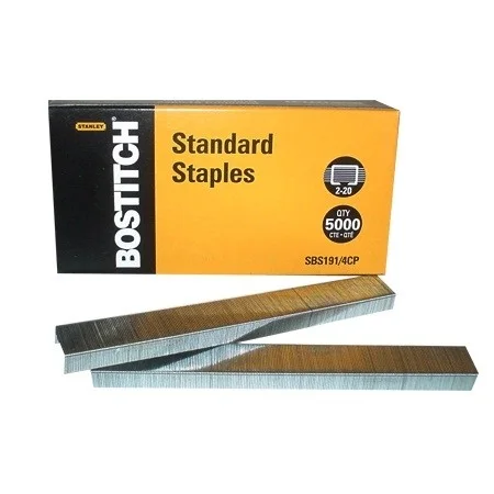 CORCHETE 26/6 SBS19 1/4 BOSTITCH 5000UN LISO STANDAR