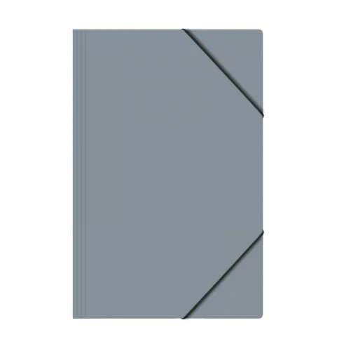 CARPETA CON ELASTICO CARTON PLATA BUHO 5007